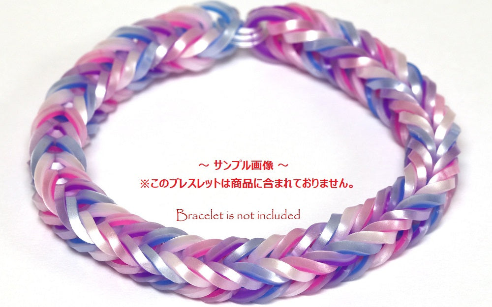 輪ゴム (シルク ホットピンク) | 🌈シリコン輪ゴムセット