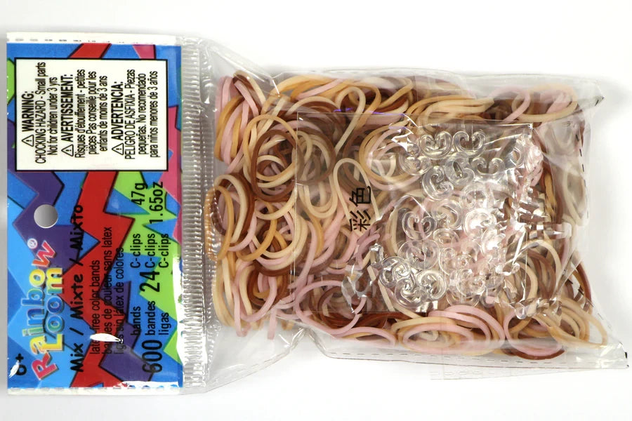 輪ゴム （ミックス 肌色） | 🌈輪ゴムセット （混色） | レインボー